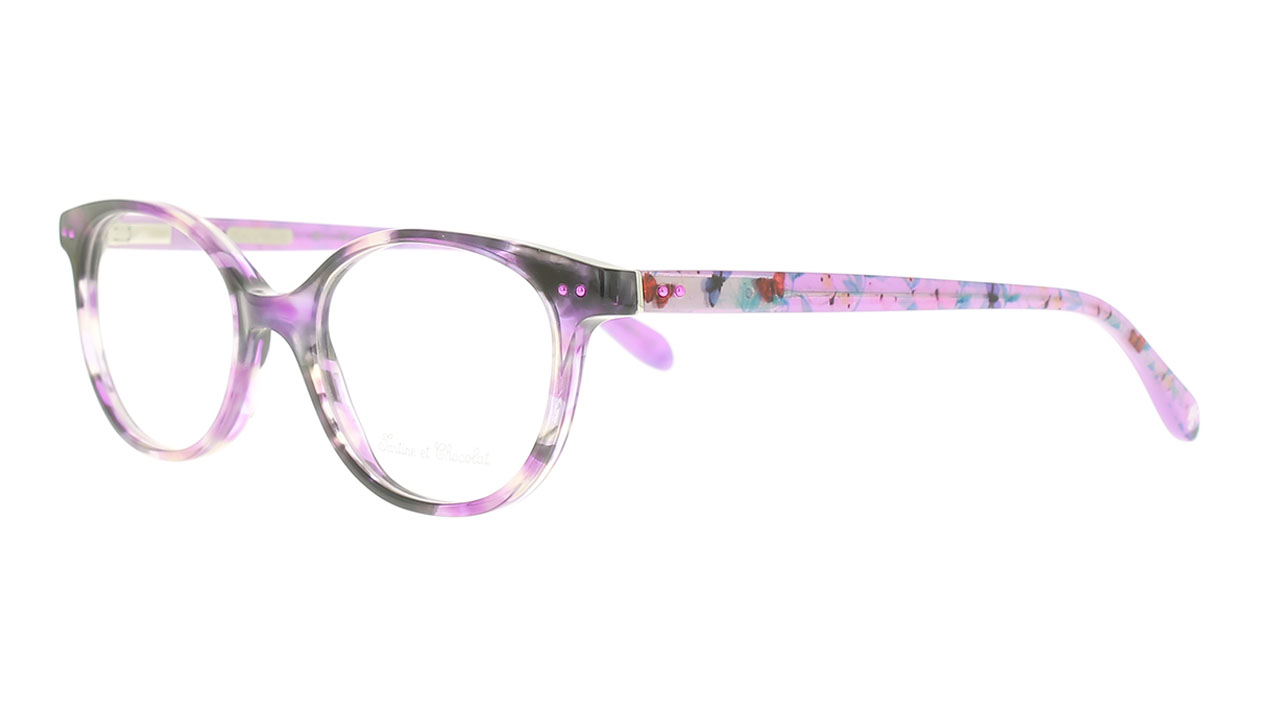 Paire de lunettes de vue Tartine-et-chocolat Tcaa345 couleur mauve - Côté à angle - Doyle