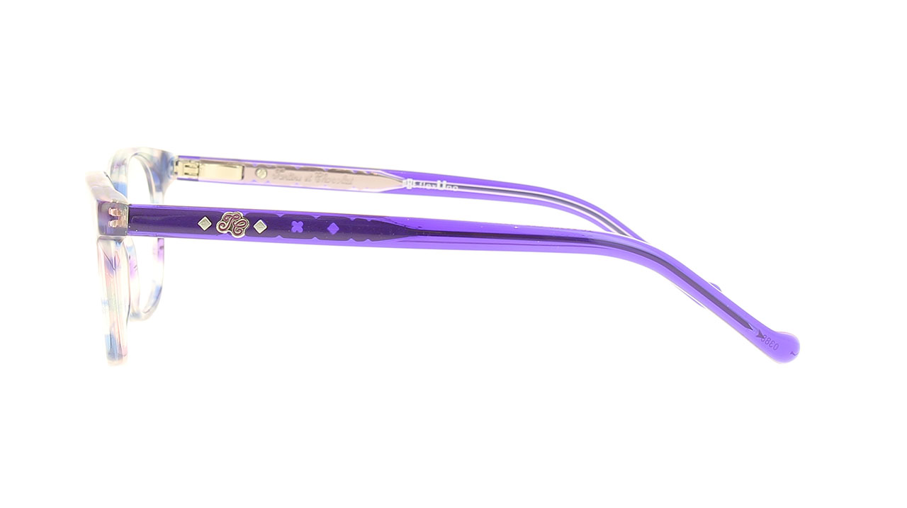 Paire de lunettes de vue Tartine-et-chocolat Tcaa360 couleur mauve - Côté droit - Doyle