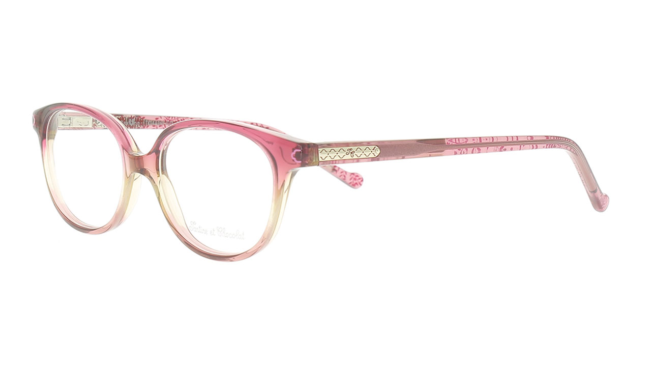 Paire de lunettes de vue Tartine-et-chocolat Tcaa351 couleur rose - Côté à angle - Doyle
