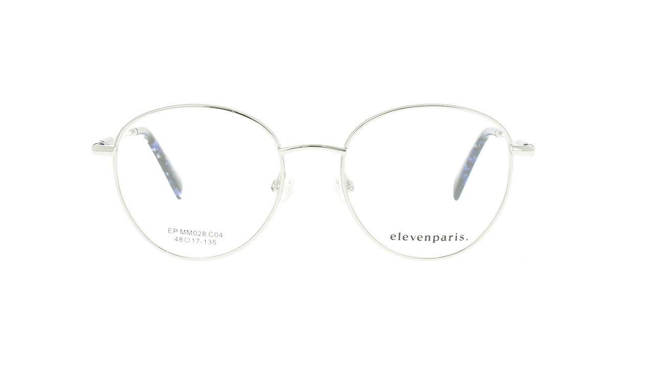 Paire de lunettes de vue Eleven-paris Epmm028 couleur gris - Doyle