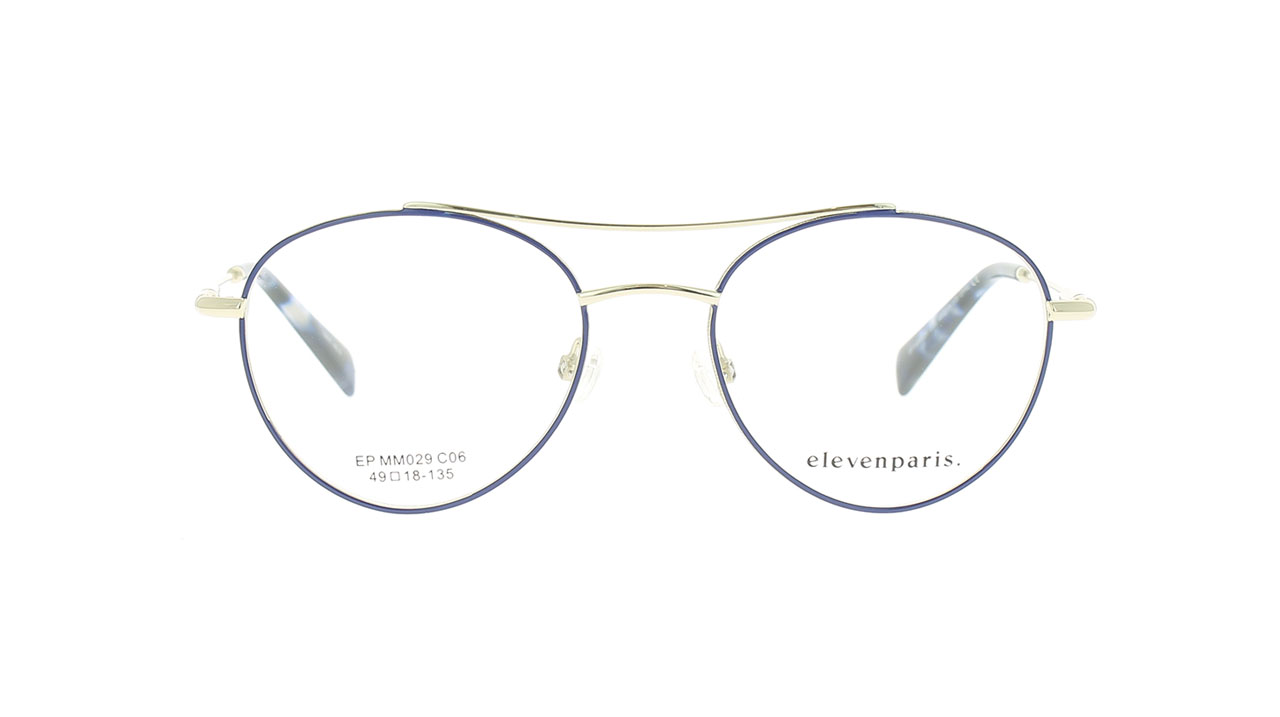 Paire de lunettes de vue Eleven-paris Epmm029 couleur marine - Doyle