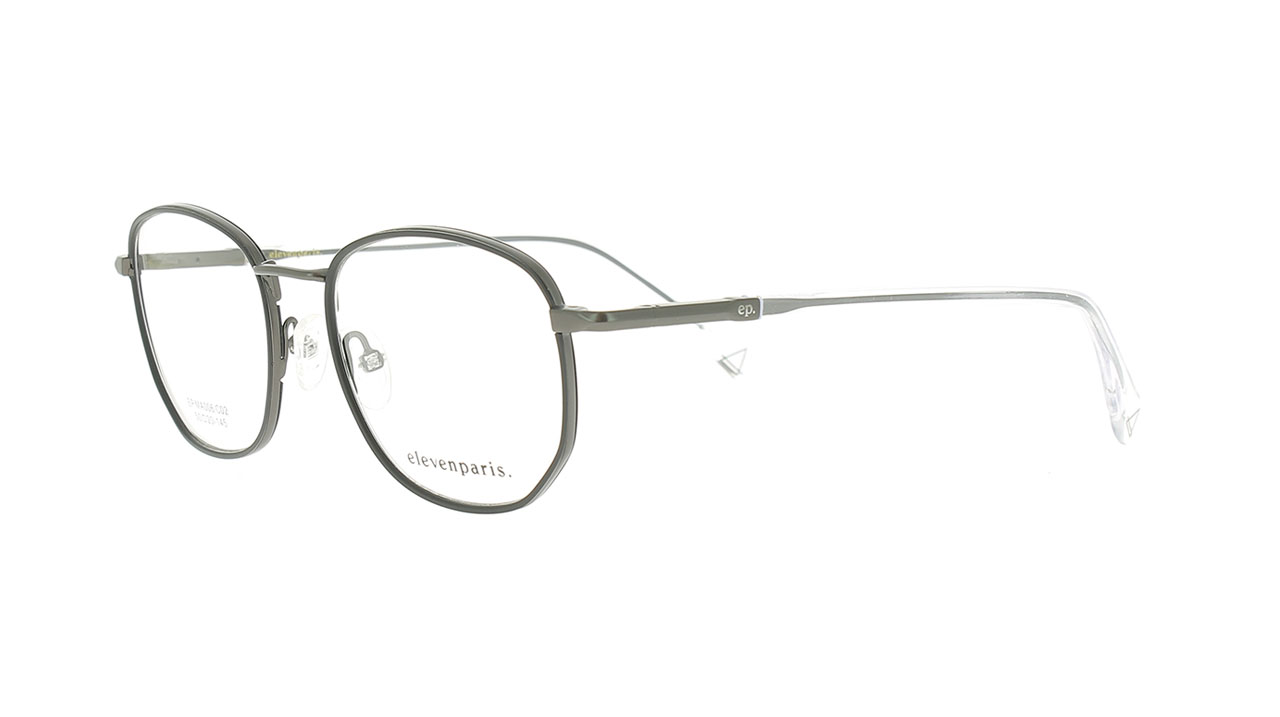 Paire de lunettes de vue Eleven-paris Epma006 couleur noir - Côté à angle - Doyle