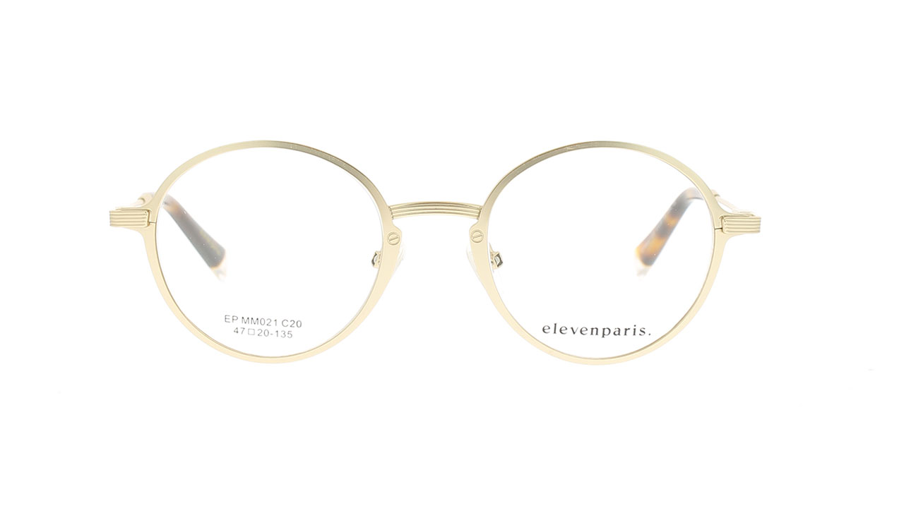 Paire de lunettes de vue Eleven-paris Epmm021 couleur or - Doyle
