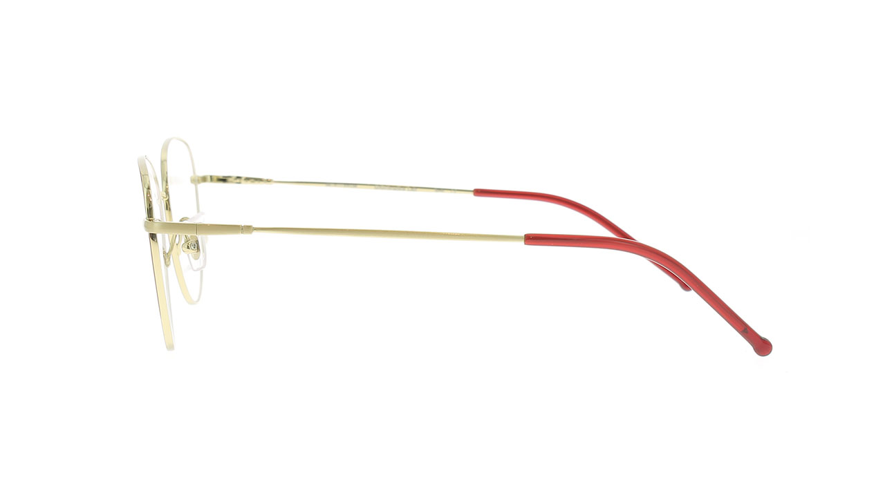 Paire de lunettes de vue Gigi-studios Astrid couleur or - Côté droit - Doyle