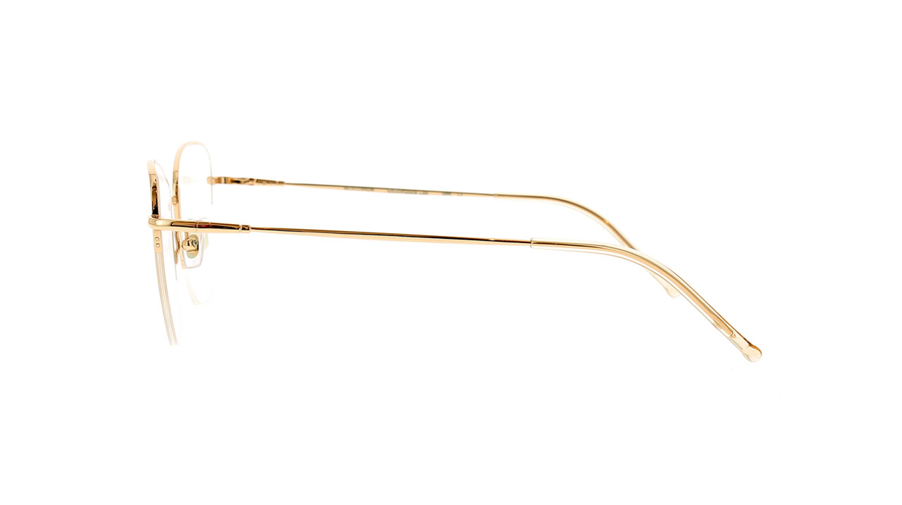 Paire de lunettes de vue Gigi-studios Lullaby couleur or rose - Côté droit - Doyle