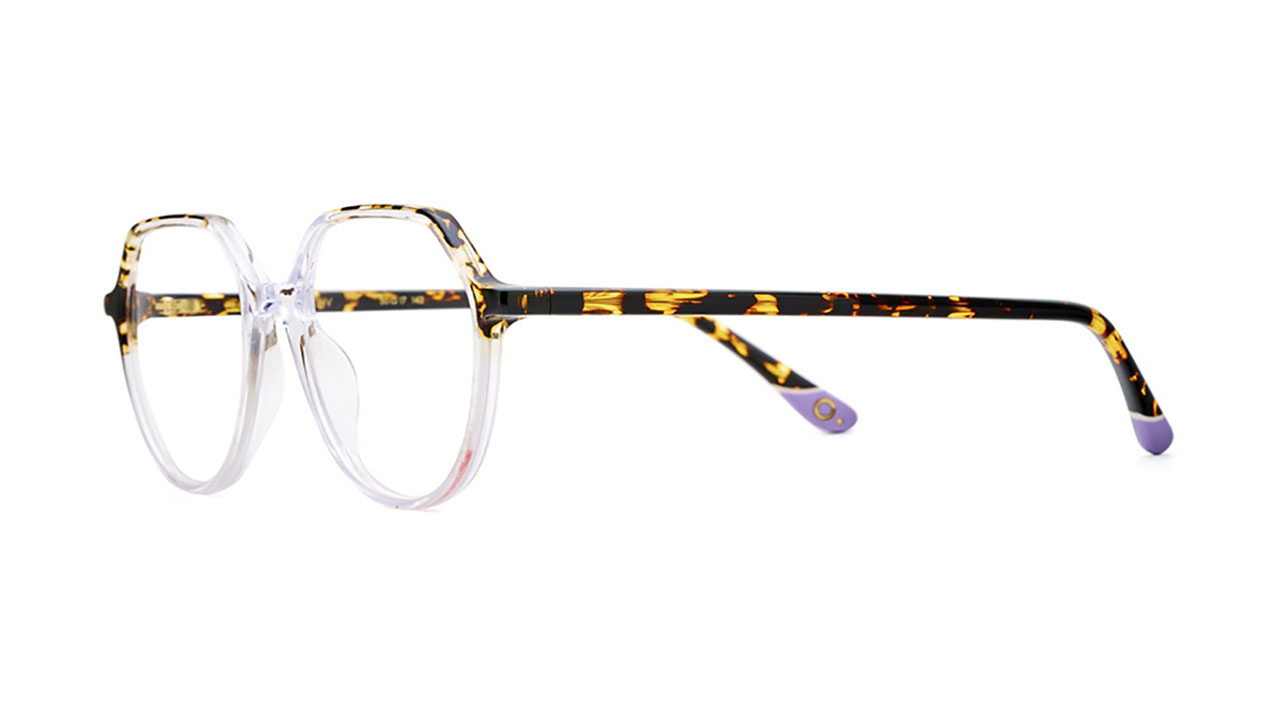 Paire de lunettes de vue Etnia-barcelona Orchid couleur brun - Côté à angle - Doyle