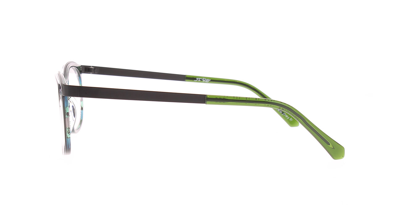 Paire de lunettes de vue Jf-rey Churros couleur vert - Côté droit - Doyle