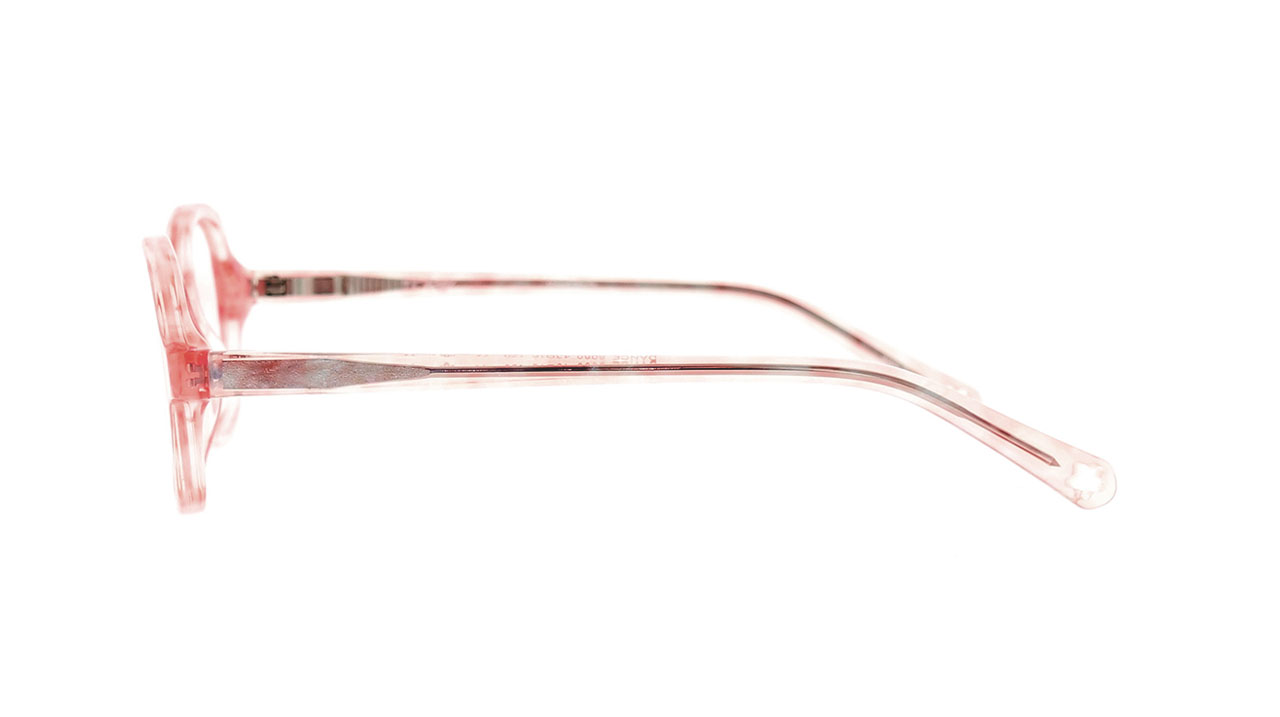 Paire de lunettes de vue Jf-rey Dance couleur pêche cristal - Côté droit - Doyle