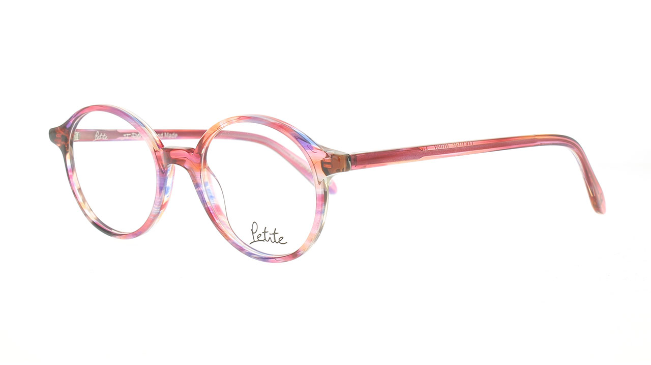 Paire de lunettes de vue Jf-rey-petite Pa069 couleur rose - Côté à angle - Doyle