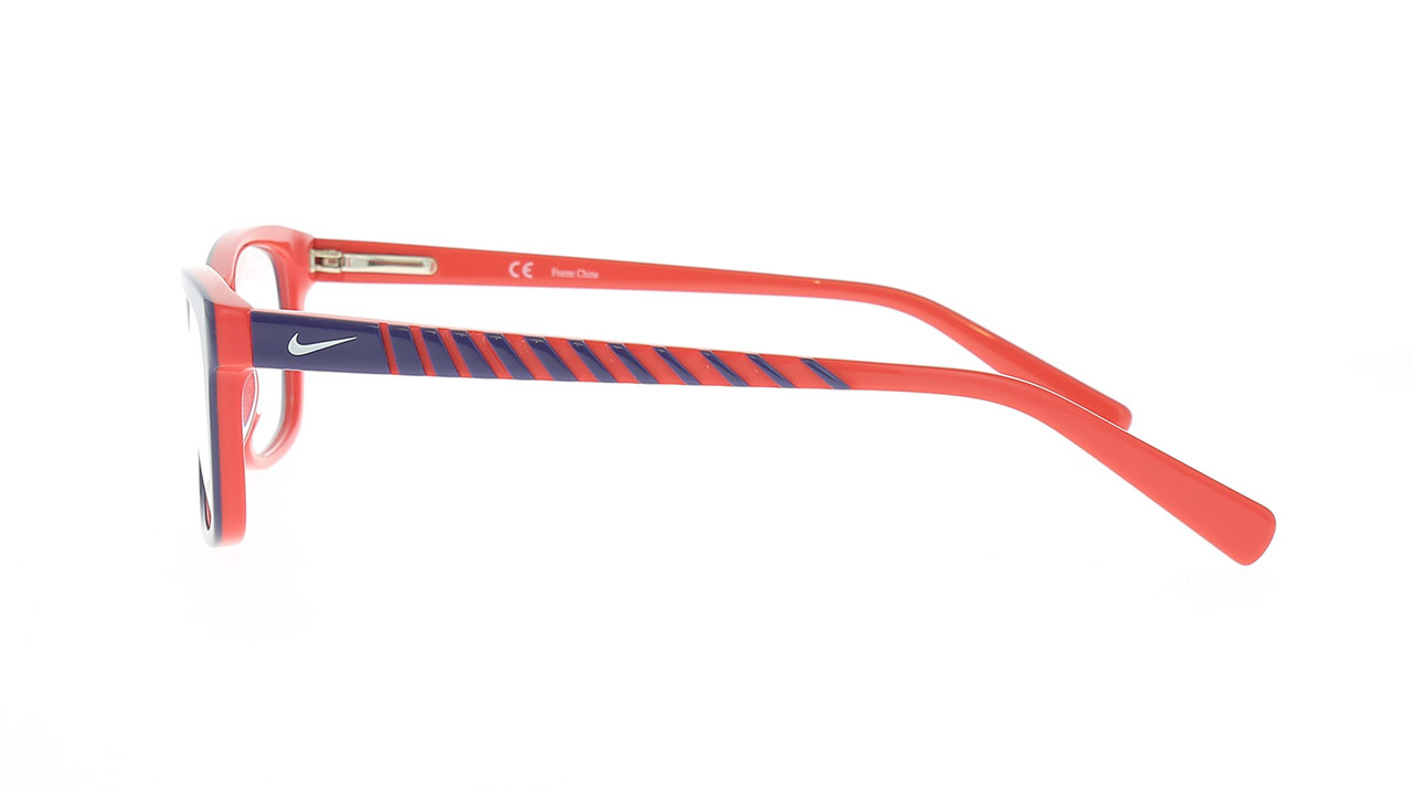 Paire de lunettes de vue Nike 5509 couleur marine - Côté droit - Doyle
