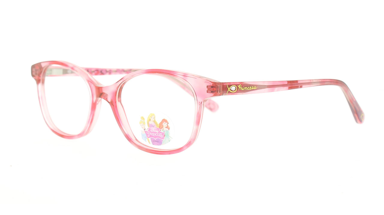 Paire de lunettes de vue Opal-enfant Dpaa131 couleur rose - Côté à angle - Doyle