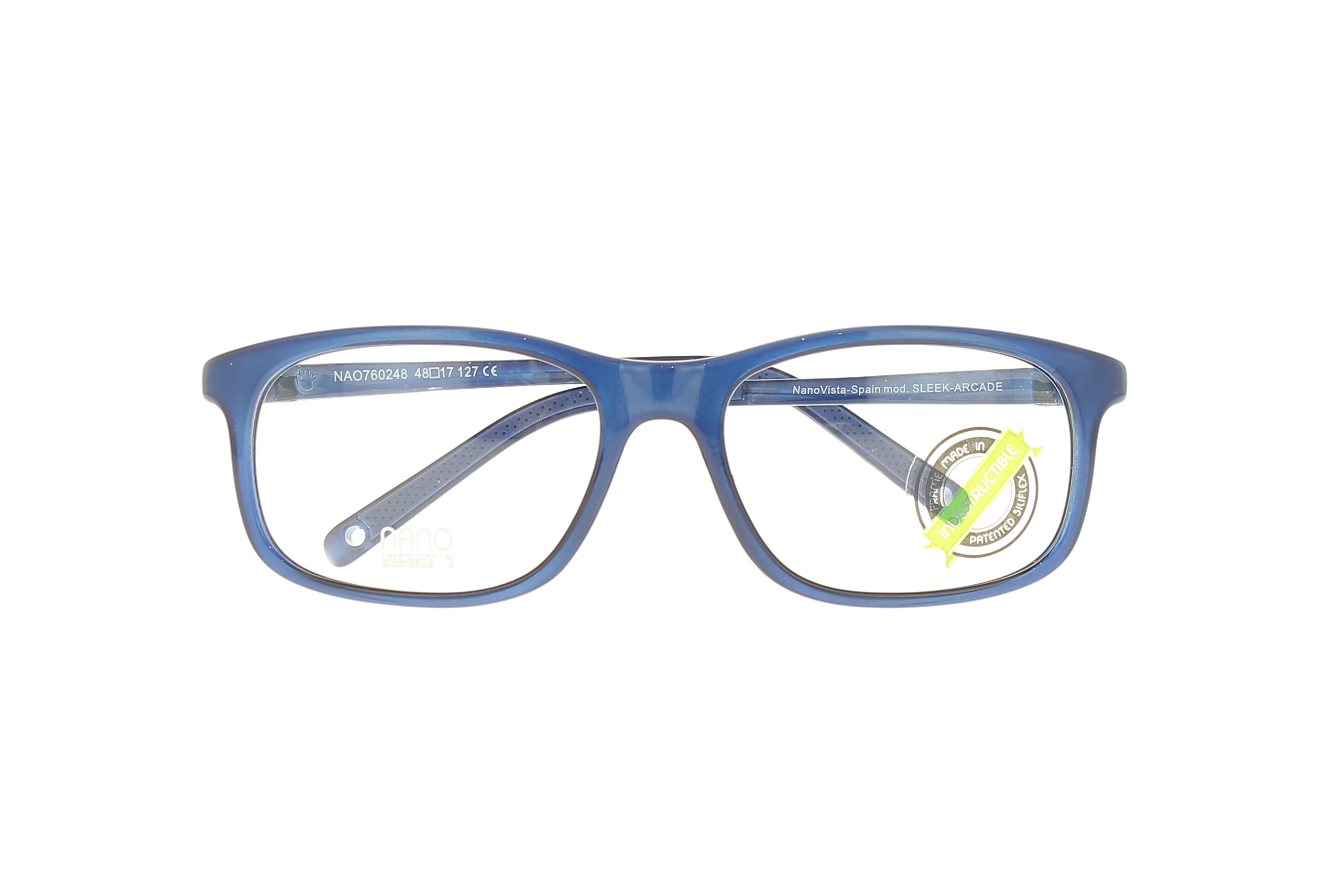 Paire de lunettes de vue Nano Sleek arcade couleur marine - Doyle