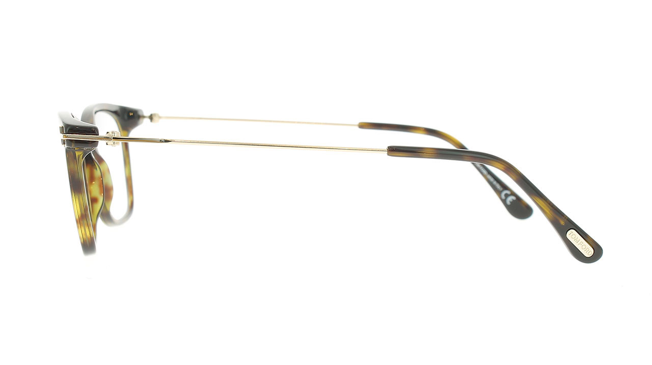 Paire de lunettes de vue Tom-ford Tf5712-b couleur brun - Côté droit - Doyle