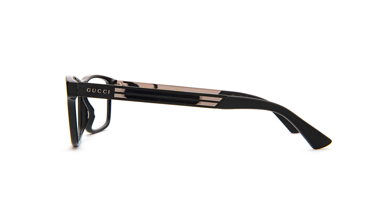 Paire de lunettes de vue Gucci Gg0692o couleur noir - Côté droit - Doyle
