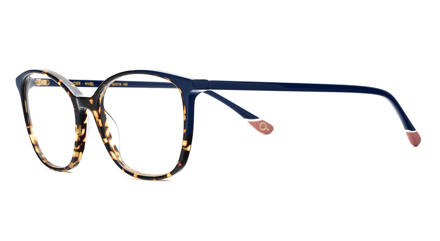 Paire de lunettes de vue Etnia-barcelona Lavender couleur marine - Côté à angle - Doyle