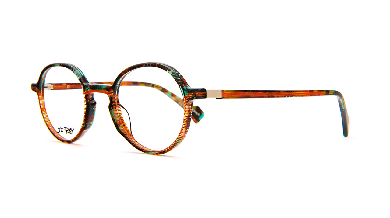 Paire de lunettes de vue Jf-rey Jf1498 couleur orange - Côté à angle - Doyle