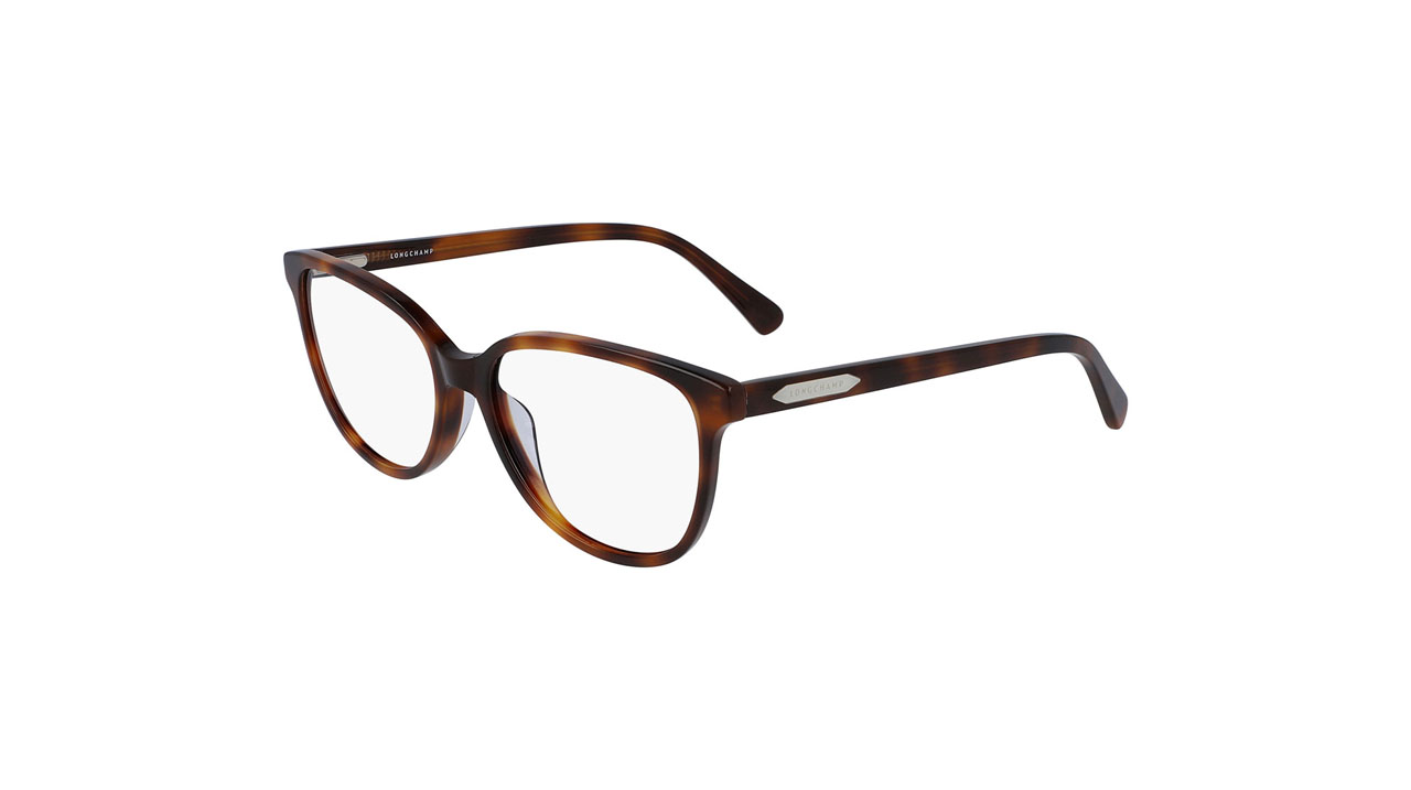 Paire de lunettes de vue Longchamp Lo2666 couleur brun - Côté à angle - Doyle