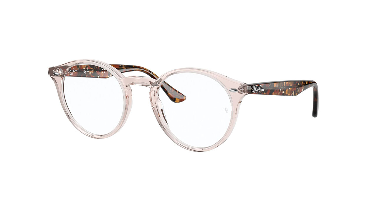 Paire de lunettes de vue Ray-ban Rx2180v couleur sable - Côté à angle - Doyle