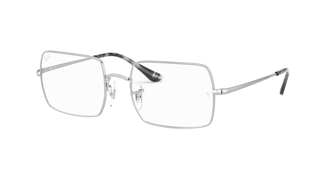 Paire de lunettes de vue Ray-ban Rx1969v couleur gris - Côté à angle - Doyle