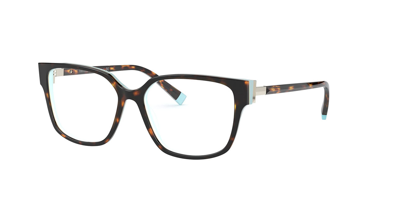 Paire de lunettes de vue Tiffany Tf2197 couleur brun - Côté à angle - Doyle