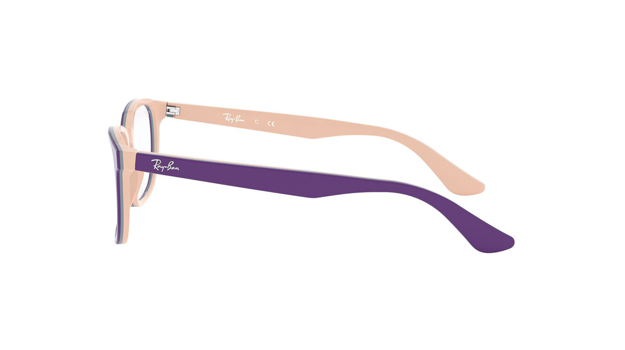 Paire de lunettes de vue Ray-ban Ry1592 couleur mauve - Côté droit - Doyle