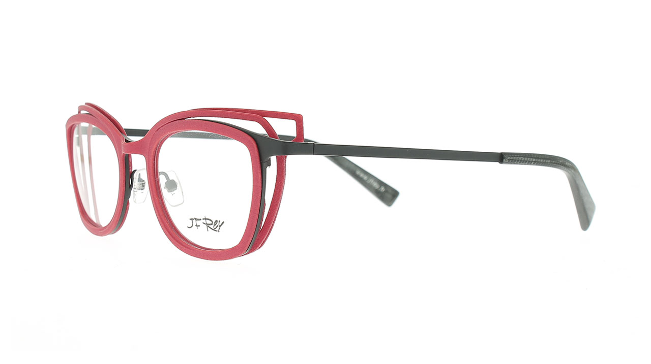 Paire de lunettes de vue Jf-rey Jf2946 couleur rouge - Côté à angle - Doyle
