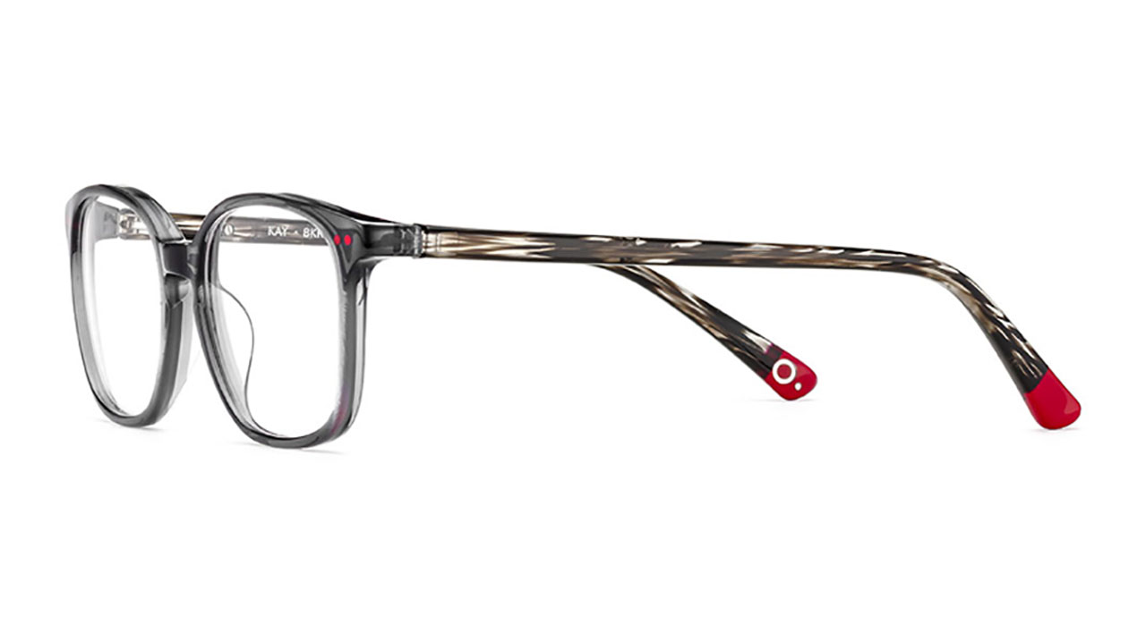 Paire de lunettes de vue Etnia-barcelona Kay couleur rouge - Côté à angle - Doyle