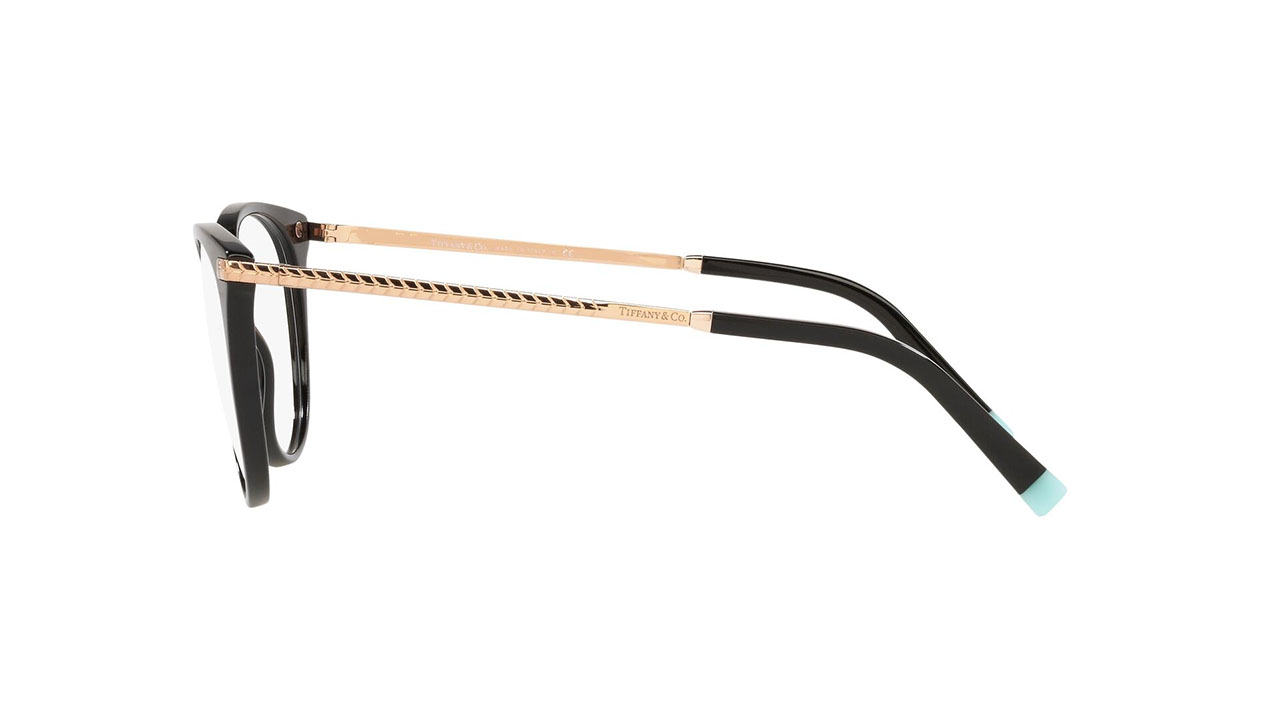 Paire de lunettes de vue Tiffany Tf2209 couleur noir - Côté droit - Doyle