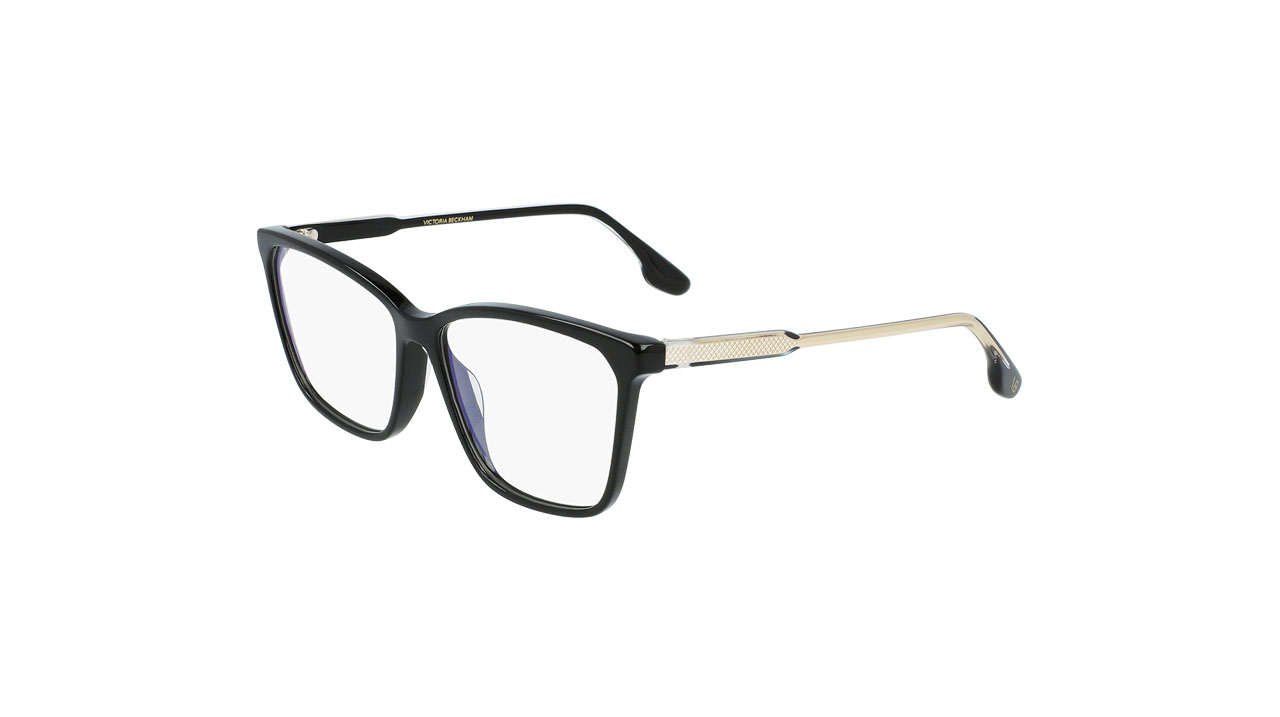 Paire de lunettes de vue Victoria-beckham Vb2614 couleur noir - Côté à angle - Doyle