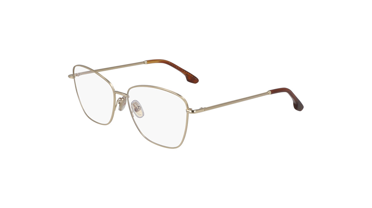 Paire de lunettes de vue Victoria-beckham Vb2111 couleur or - Côté à angle - Doyle