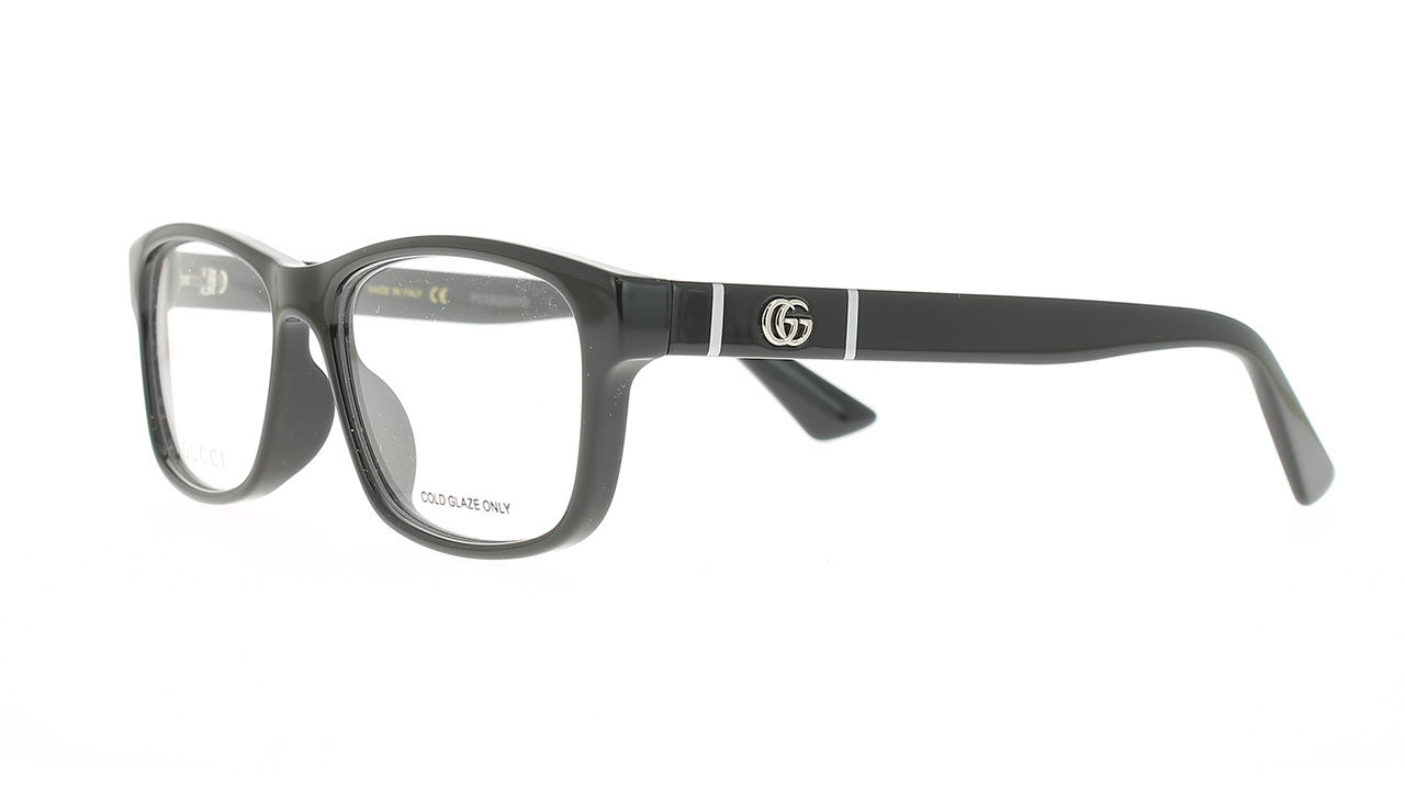 Paire de lunettes de vue Gucci Gg0640oa couleur noir - Côté à angle - Doyle