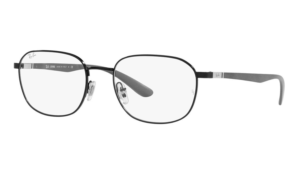 Paire de lunettes de vue Ray-ban Rx6462 couleur noir - Côté à angle - Doyle
