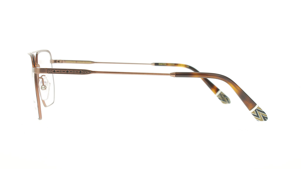 Paire de lunettes de vue Etnia-vintage Davis couleur bronze - Côté droit - Doyle