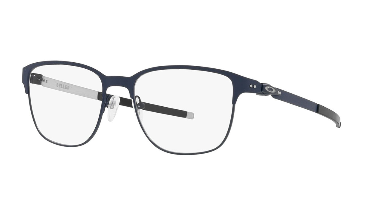 Paire de lunettes de vue Oakley Seller ox3248-0354 couleur marine - Côté à angle - Doyle
