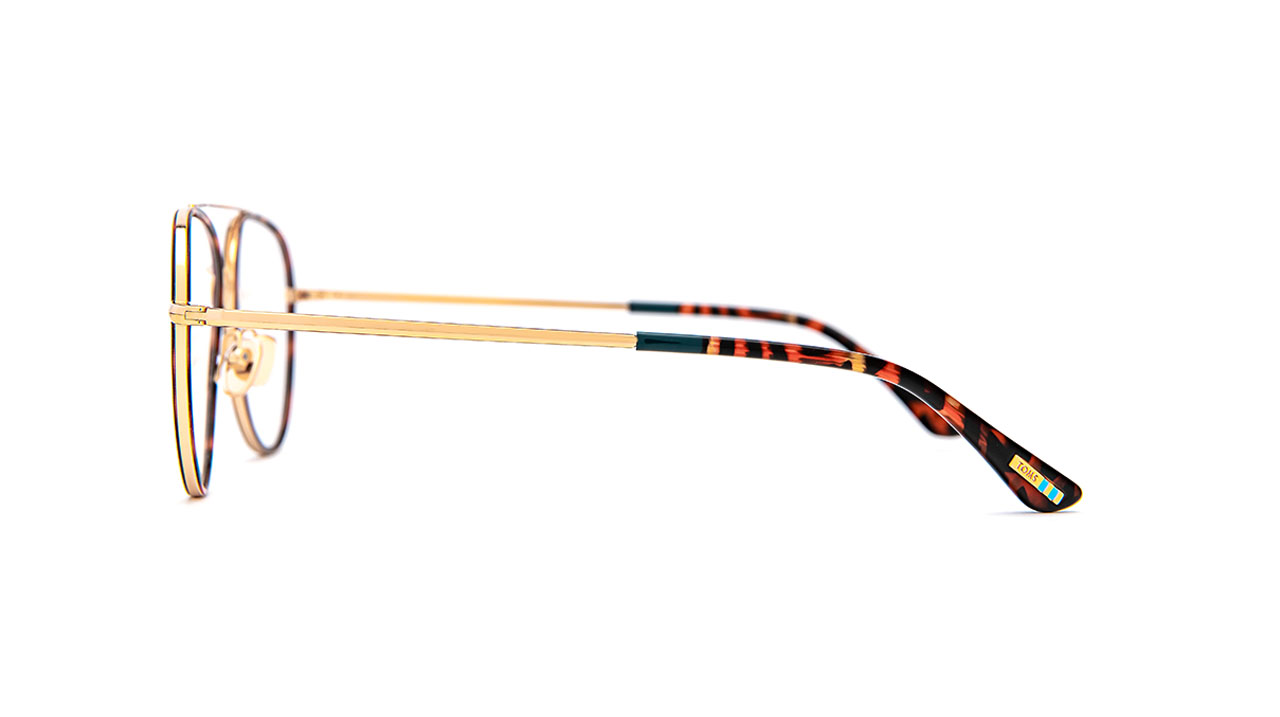 Paire de lunettes de vue Toms Winslow couleur brun - Côté droit - Doyle