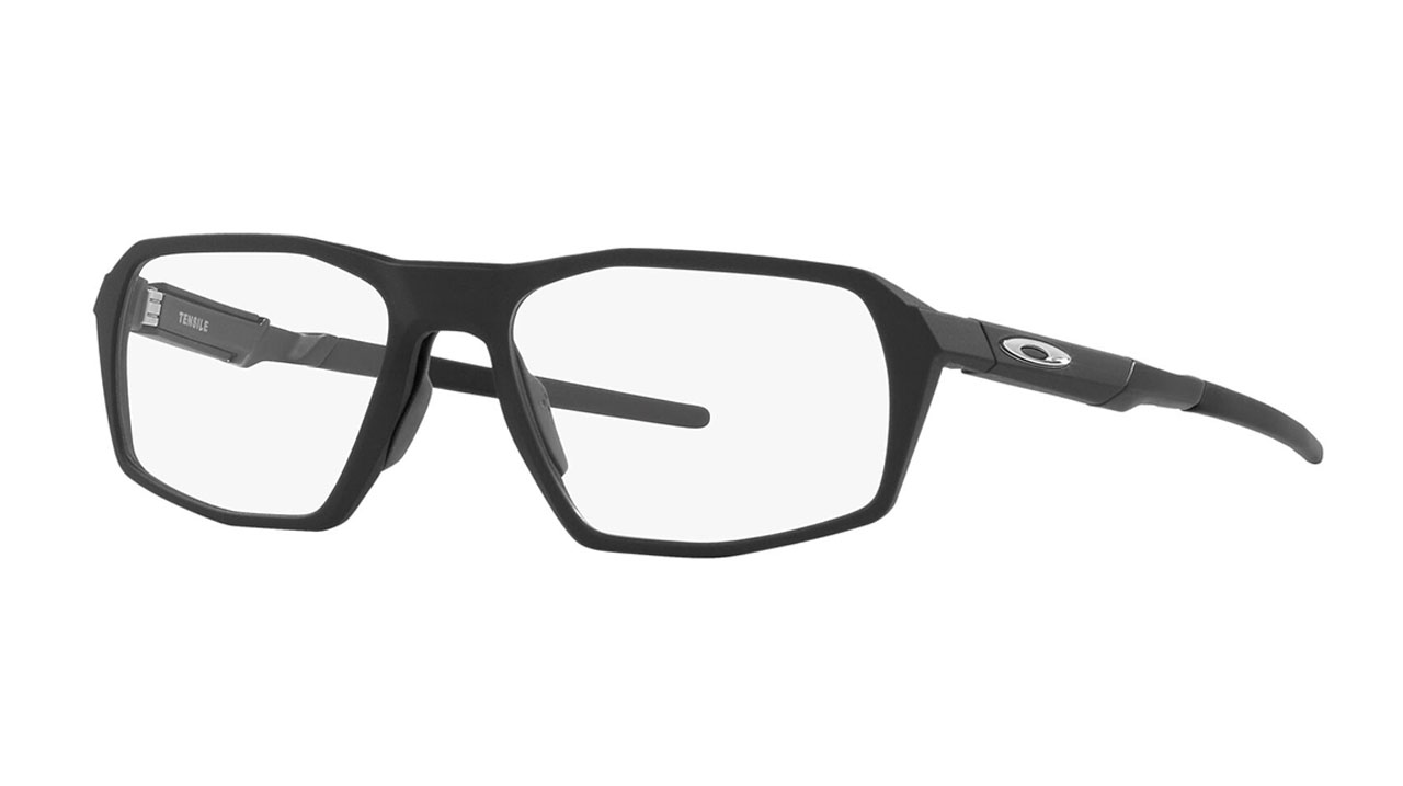 Paire de lunettes de vue Oakley Tensile ox8170-0154 couleur noir - Côté à angle - Doyle