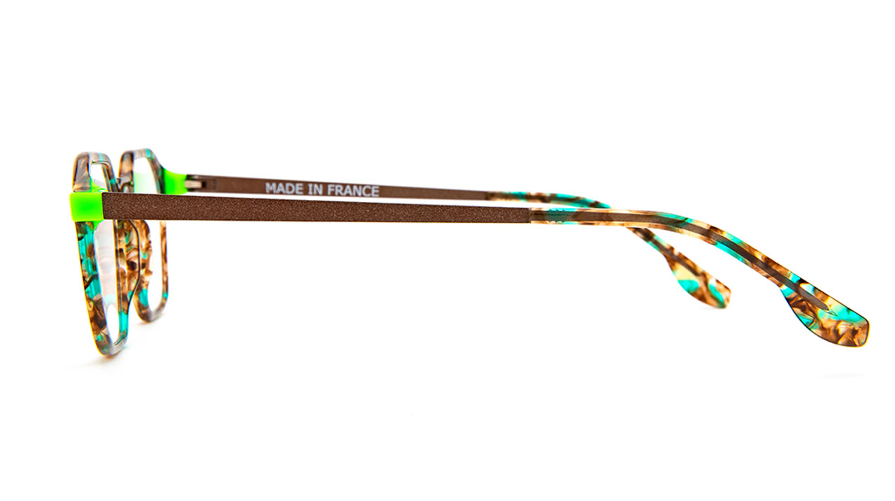 Paire de lunettes de vue Matttew-eyewear Davis couleur vert - Côté droit - Doyle