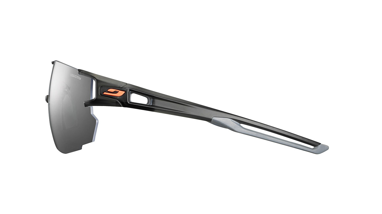 Paire de lunettes de soleil Julbo Js502 aerospeed couleur gris - Côté droit - Doyle