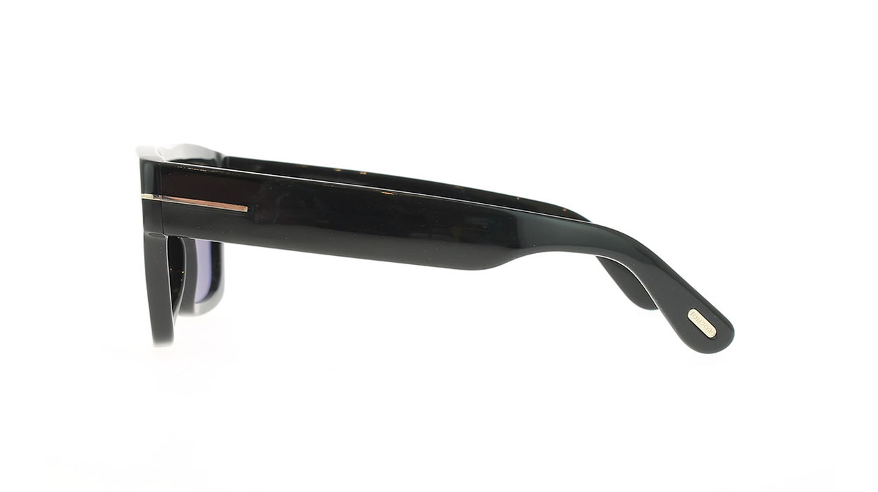 Paire de lunettes de soleil Tom-ford Tf711 /s couleur noir - Côté droit - Doyle