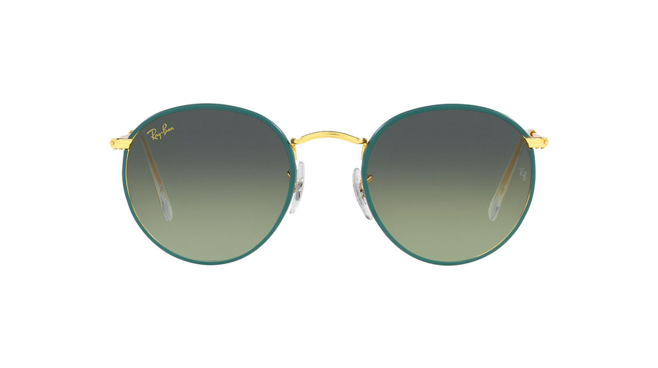 Paire de lunettes de soleil Ray-ban Rb3447jm couleur turquoise - Doyle