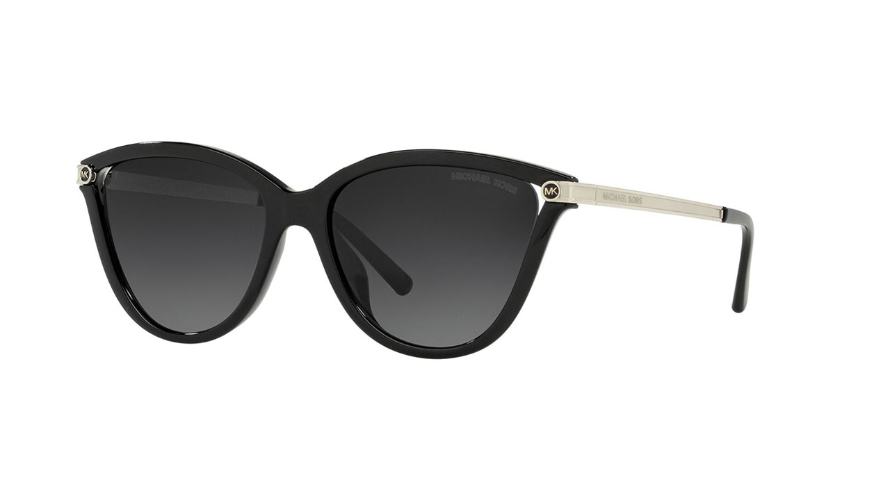 Paire de lunettes de soleil Michael-kors Mk2139u /s couleur noir - Côté à angle - Doyle