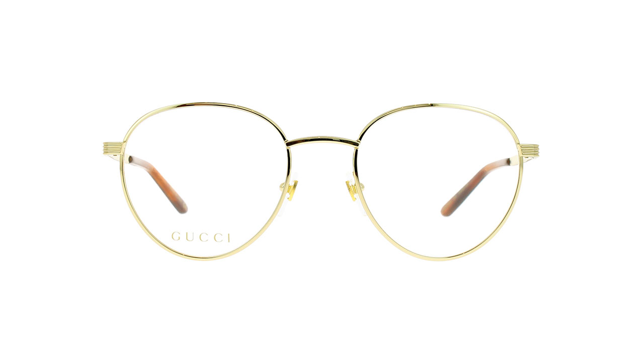 Paire de lunettes de vue Gucci Gg0942o couleur or - Doyle