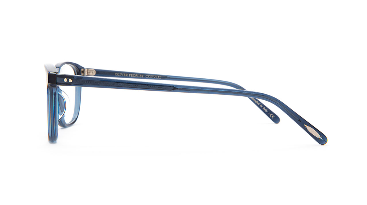 Paire de lunettes de vue Oliver-peoples Maslon ov5279u couleur bleu - Côté droit - Doyle