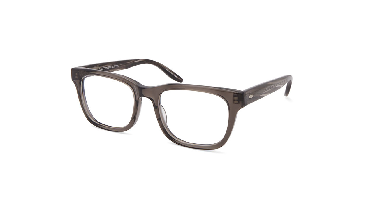 Paire de lunettes de vue Barton-perreira Weller couleur gris - Côté à angle - Doyle