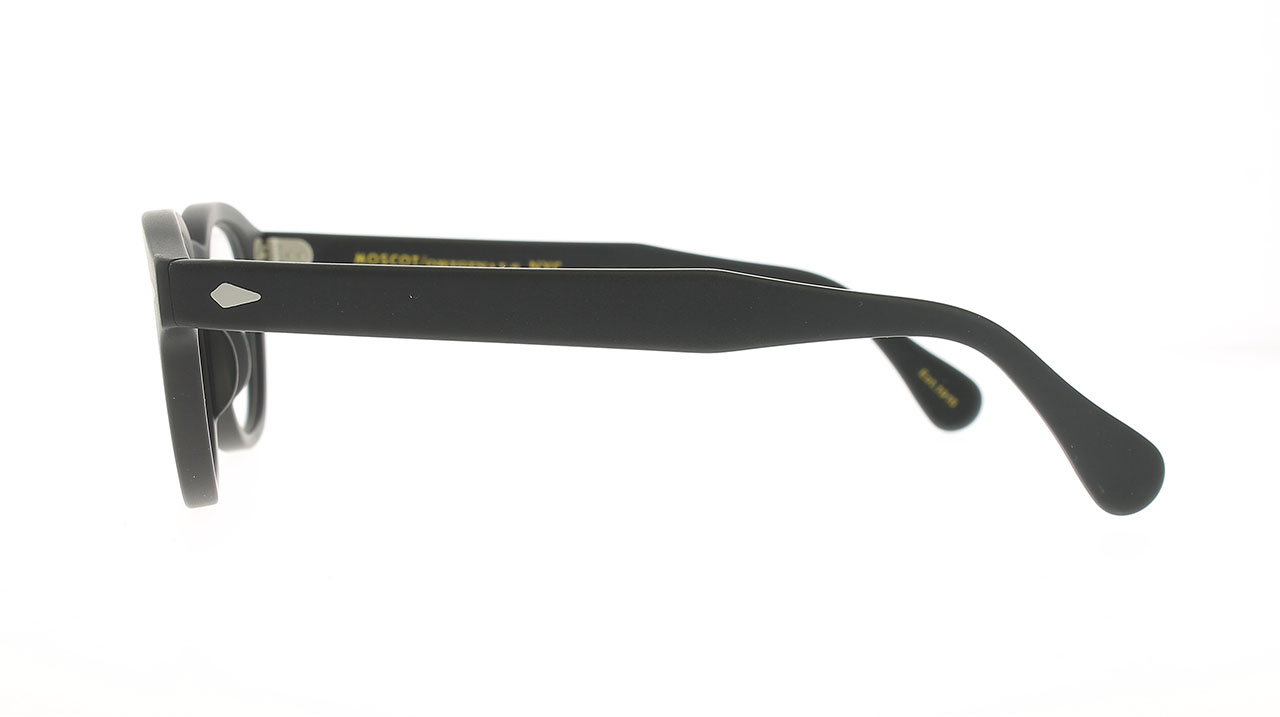 Paire de lunettes de vue Moscot Lemtosh couleur noir - Côté droit - Doyle