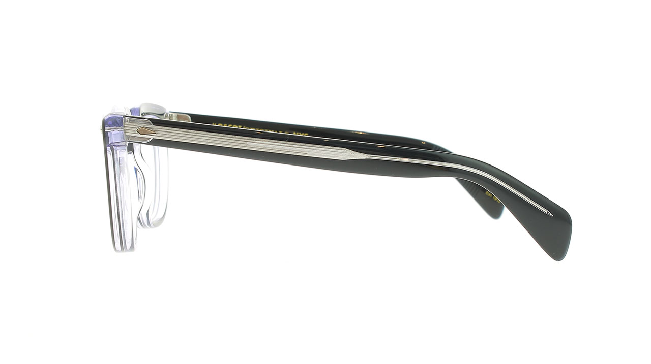 Paire de lunettes de vue Moscot Yontif couleur noir - Côté droit - Doyle