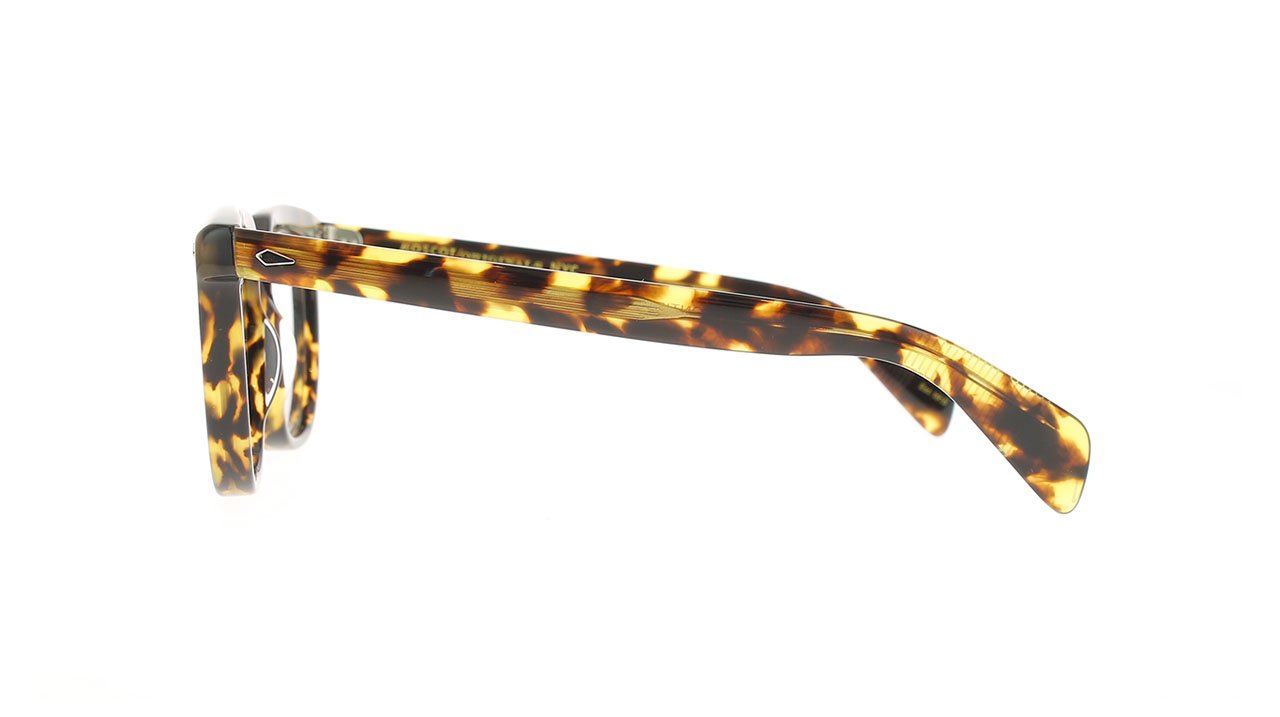 Paire de lunettes de vue Moscot Yontif couleur brun - Côté droit - Doyle