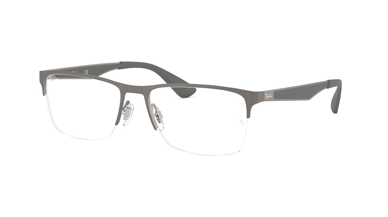 Paire de lunettes de vue Ray-ban Rx6335 couleur bronze - Côté à angle - Doyle
