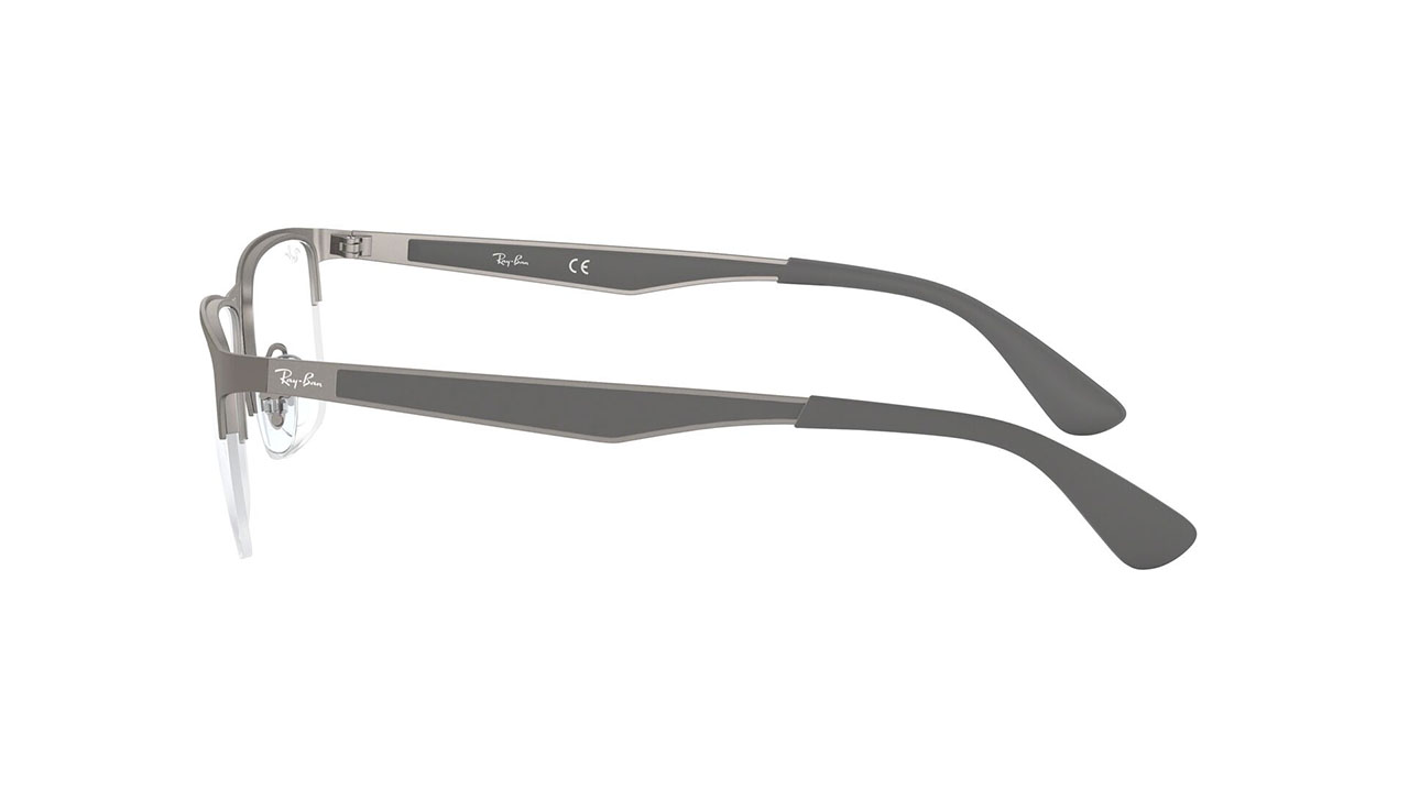 Paire de lunettes de vue Ray-ban Rx6335 couleur bronze - Côté droit - Doyle