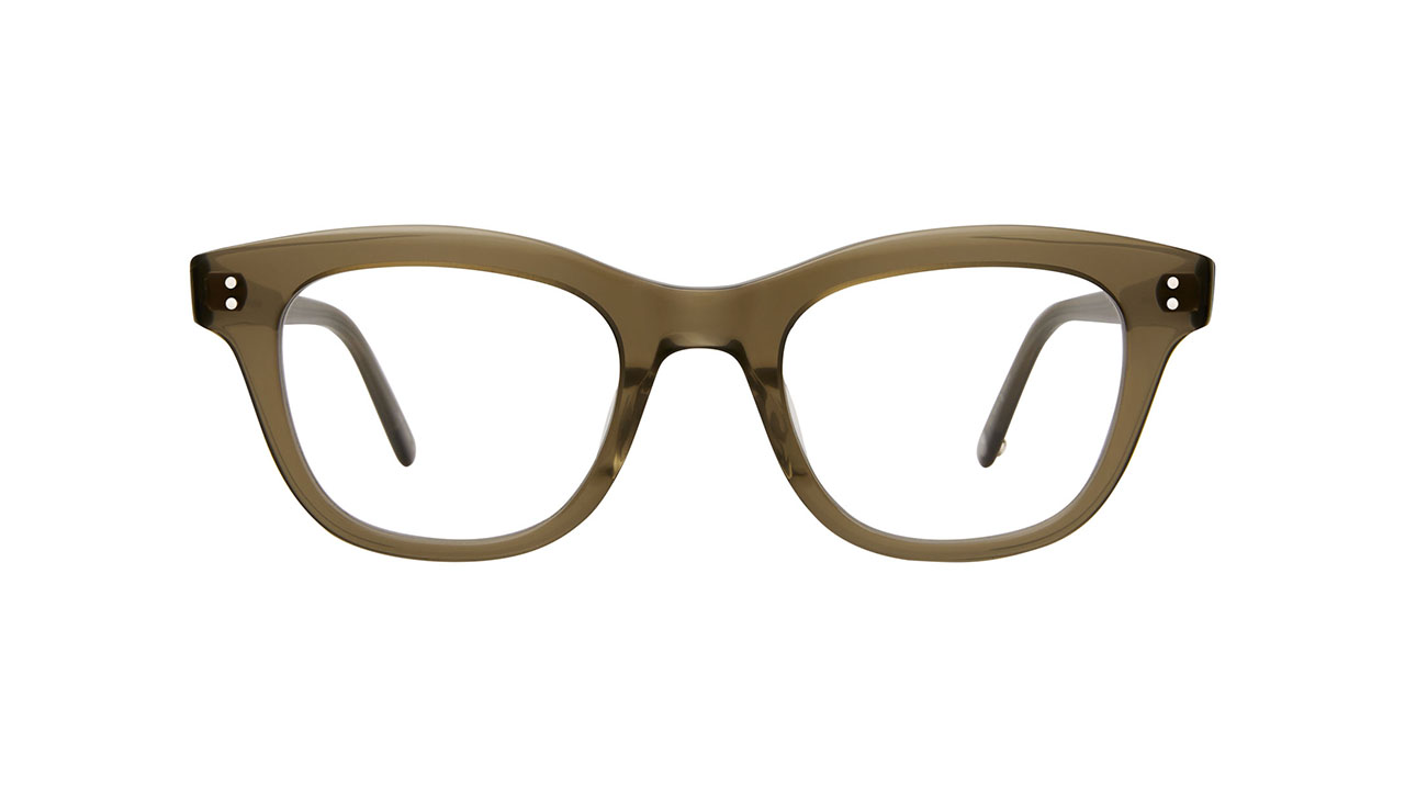 Paire de lunettes de vue Garrett-leight Glyndon couleur vert - Doyle